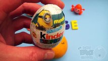 Minions Kinder Surprise Egg Learn A Word! Spelling Fruit! Lesson 3