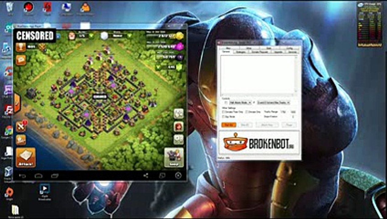 [PT-BR] Broken bot - Auto farm bot para clash of clans