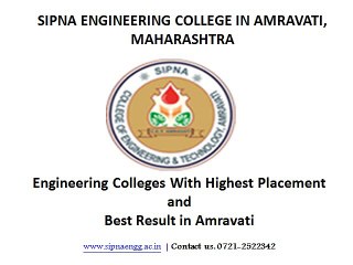 Engineering Colleges With Highest Placement and Best Result in Amravati