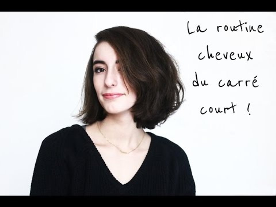 La routine cheveux du carré court