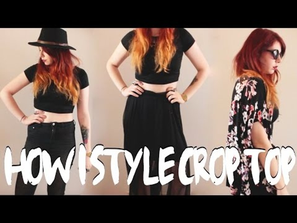 HOW I STYLE CROP TOP | Because Cats