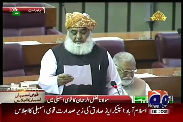 Download Video: Maulana Fazal ur Rehman takes back Decision on De Seating PTI from Assembly