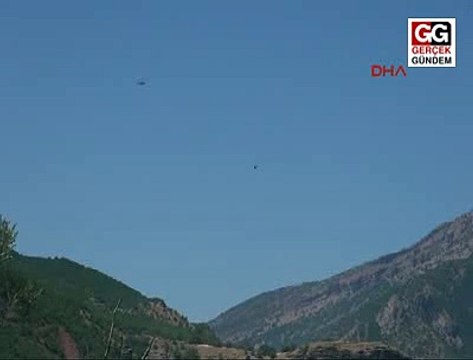 PKK'dan askeri helikoptere roketatarlı saldırı