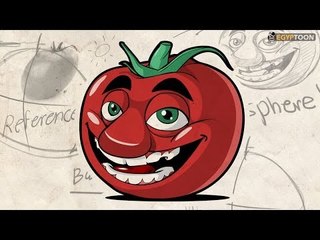 Digital Cartoon Drawing tutorial | Flash and Photoshop