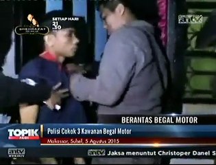 Polisi Makassar Mencokok 3 Anggota Sindikat Begal