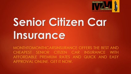 Senior citizen auto insurance coverage with fast and easy approval