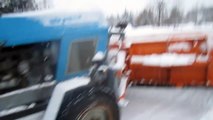 ZT 300 in Ammelshain im Einsatz im Schnee (into the Snow)