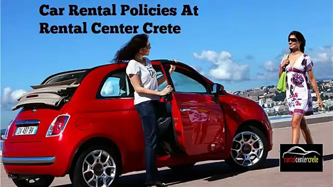 Rental Policy At Rental Center Crete