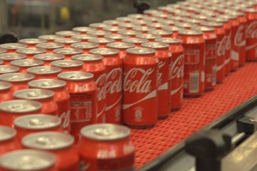 Imágenes de la fabricación de Coca-Cola