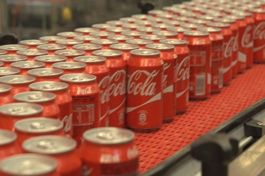 Imágenes de la fabricación de Coca-Cola