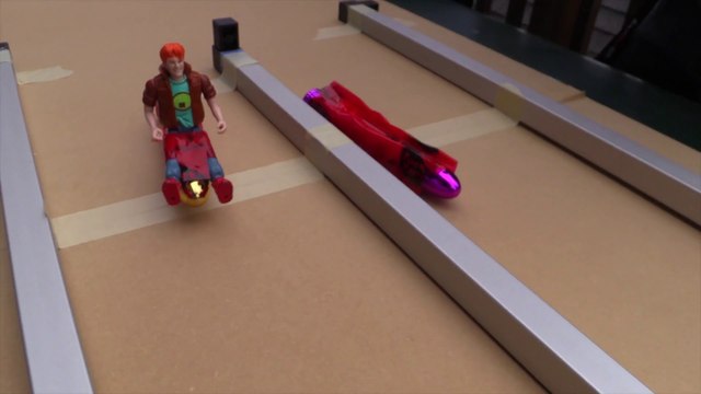 Tech guys make a race with customized Dildos