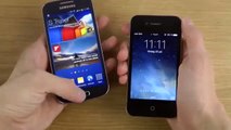 Samsung Galaxy S4 Mini vs iPhone 4 iOS 7 Which Is Faster