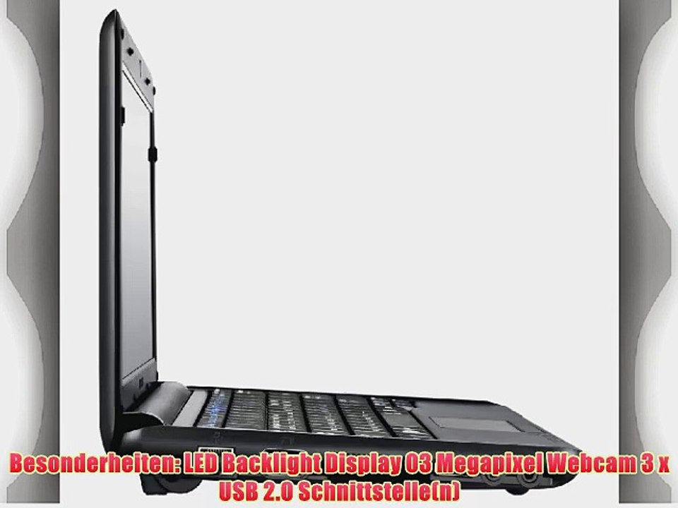 Samsung N130 anyNet 257 cm (101 Zoll) Netbook (Intel Atom N270 16GHz 1GB RAM 160GB HDD Intel