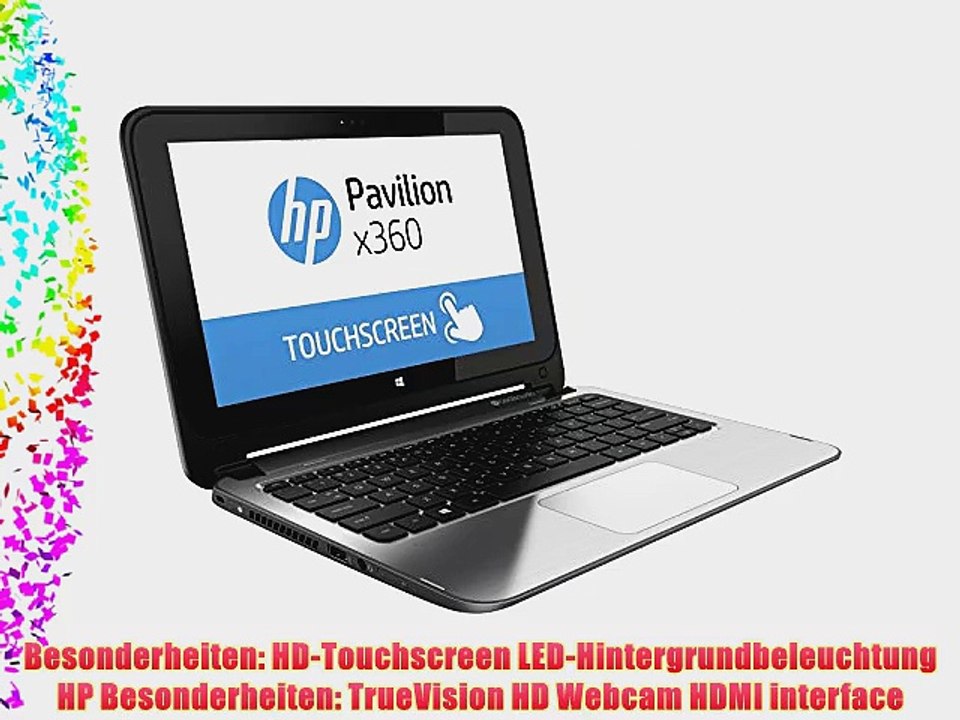 Hewlett Packard K0W07EA#ABD Pavilion 11-n077ng 295 cm (116 Zoll) Netbook (Intel Pentium N3540