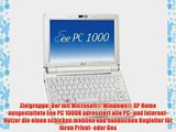 Asus Eee PC 1000H 254 cm (10 Zoll) WSVGA Netbook (Intel Atom N270 16GHz 1GB RAM 160GB HDD XP