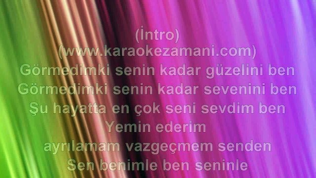 Gökhan Tepe - Ölene Kadar Beraberiz - 2002 TÜRKÇE KARAOKE