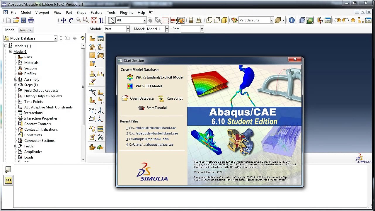 Introduction to Abaqus FEA (with Audio) [first 15 minutes]