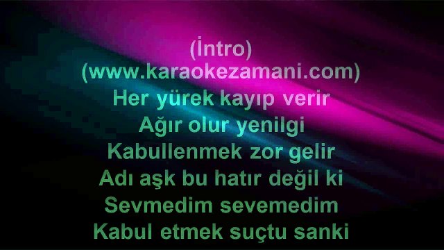 Gökhan Tepe - Yürü Yüreğim - 2006 TÜRKÇE KARAOKE