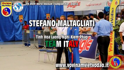 4th WVVF World Vovinam Championship - ITALIA - Kiem Phap male