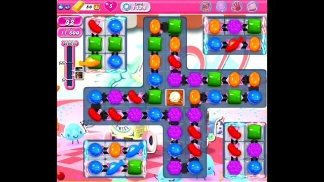 Candy Crush Saga level 1124