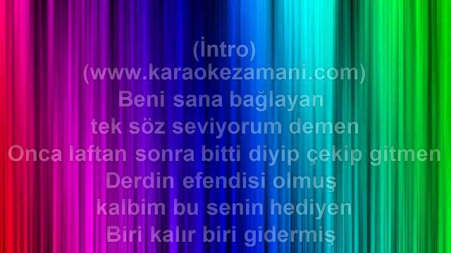 Gökhan Türkmen - Bitmesin - 2012 TÜRKÇE KARAOKE