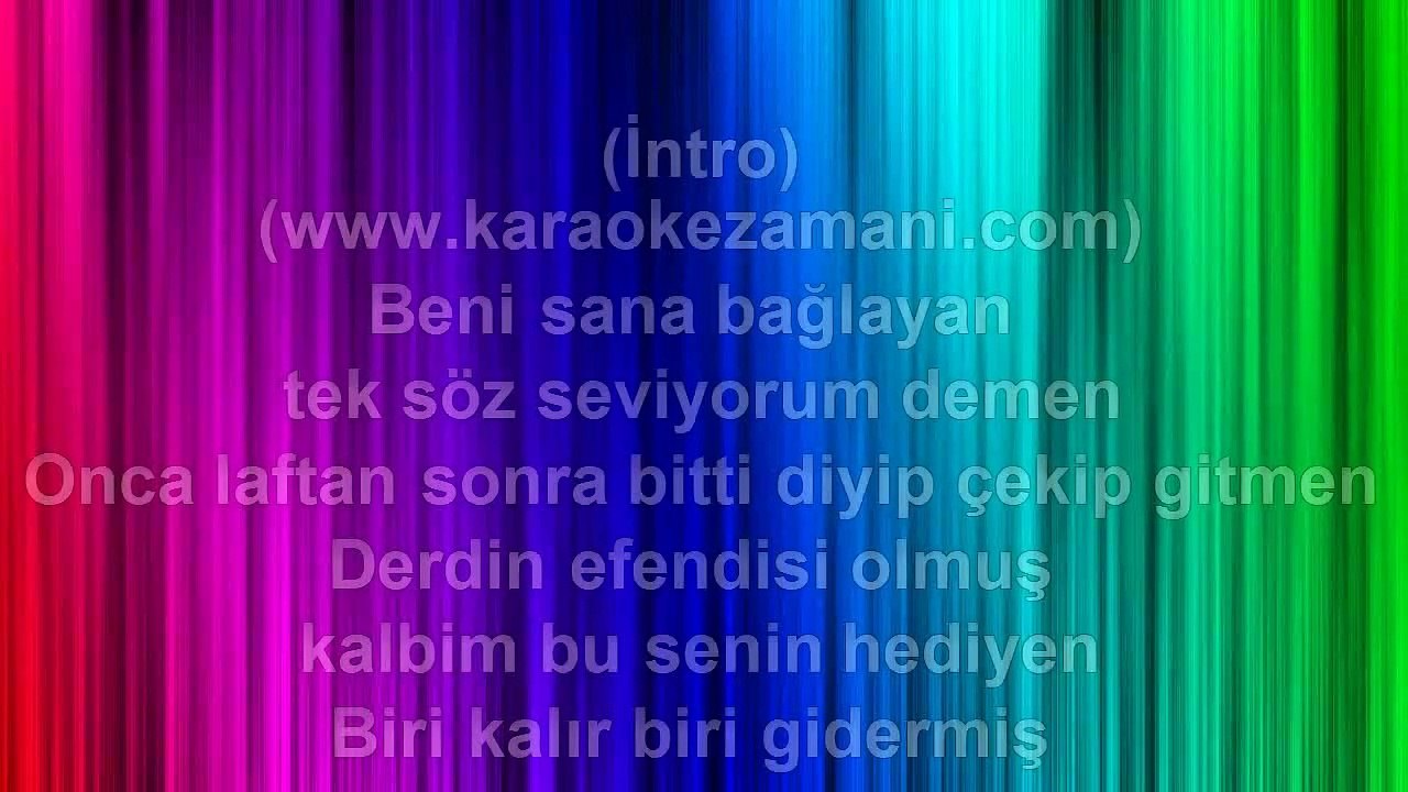 Gökhan Türkmen - Bitmesin - 2012 TÜRKÇE KARAOKE