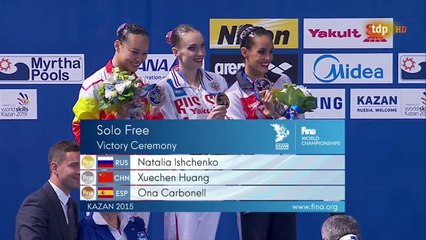 Todo Sincro Entrega de Medallas Solo Libre Kazan 2015