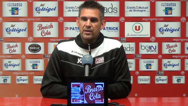 L1-J1 / La conférence de presse de J.Gourvennec avant NANTES-EAG