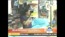 Reportaje ATV Noticias - mafia que se teje tras la venta de libros en ciertas editoriales.