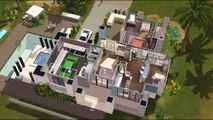 The Sims 3 - Building a small modern familyhouse