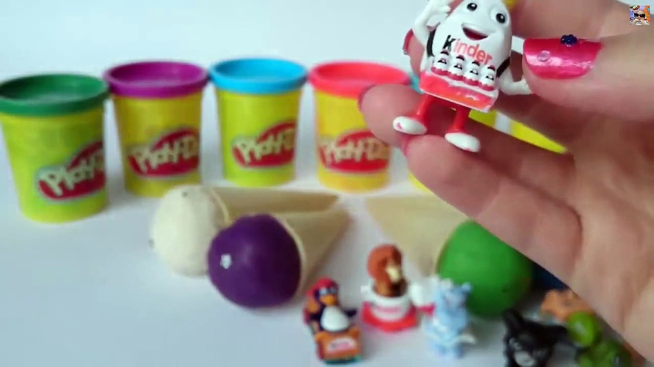 Play Doh Ice Cream Unboxing / kolorowe lody z zabawkami