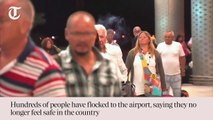 Tourists return home after Tunisia beach attack