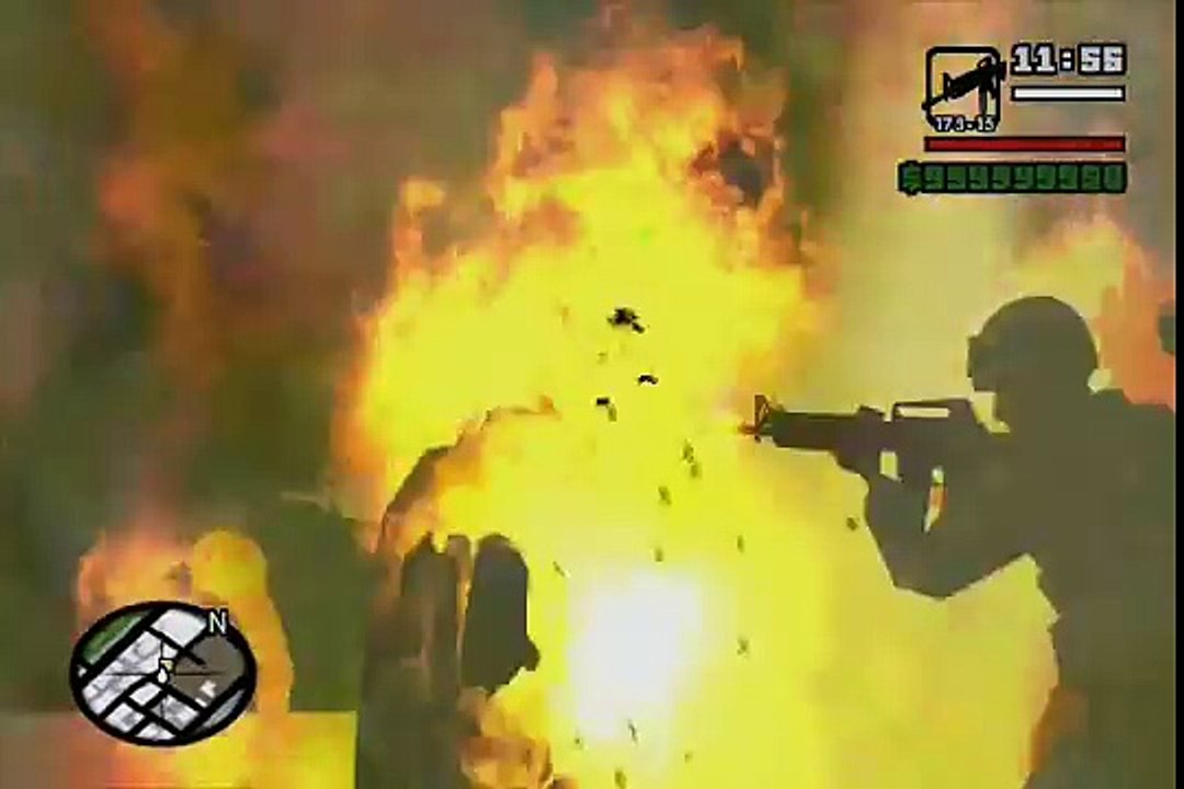 GTA SA Zombie vs Army cleo zombie alarm mod