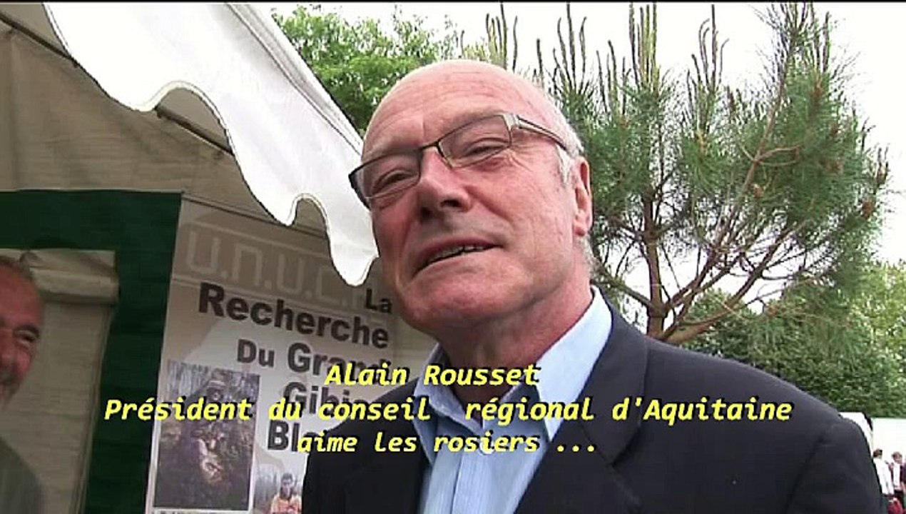 ALAIN ROUSSET AIME LES ROSIERS