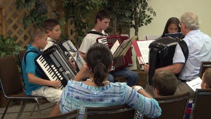 Accordion Band Play Six Tunes