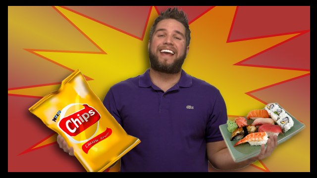 SUSHI FLAVORED POTATO CHIPS?!? - Food Feeder