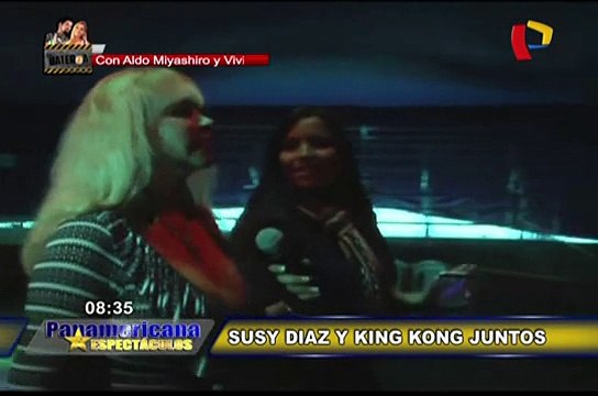 r Panamericana Espectáculos: Susy Díaz y King Kong juntos