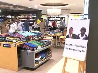 ‪Ahmedabad‬ the ‪‎President‬ of the Republic of ‪Mozambique‬ Filipe Jacinto Nyusi on CG Road