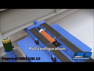 Power-Slide System Animation - 300t or 500t Slide System for Rent or Sale through Kitchen's Crane & Equipment