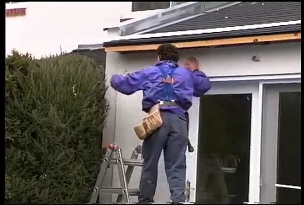 Soffits installation 1