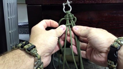 How to make a paracord quick deploy bracelet with the blaze bar