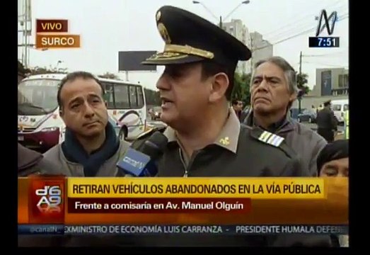 Municipalidad de Surco retira autos abandonados de la avenida Manuel Olguín, pero hay un problema [Video]