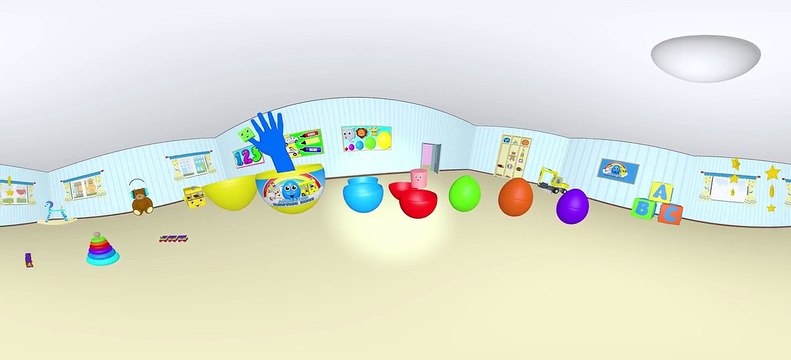 Shapes Finger Family 360 Degree Video for Children 360° Experience for Kids Nursery Rhymes