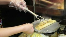 China Street Food. Macau. Cooking the Puff Pastry