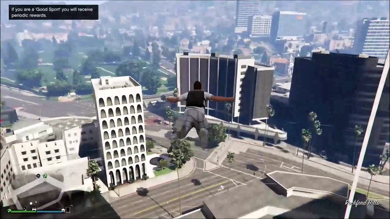 GTA 5 ONLINE Under Map Parachuting GLITCH