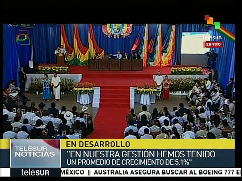 Bolivia: Evo Morales presenta informe de gestión