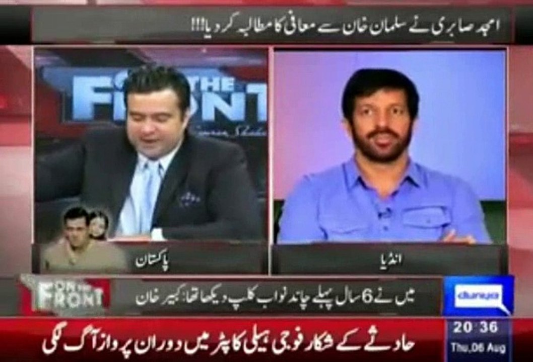 What Did Amjad Sabri said that Bajrangi Bhaijaan Director and Salman Khan's Cousin Kabir Khan Left The Show- Must Watch