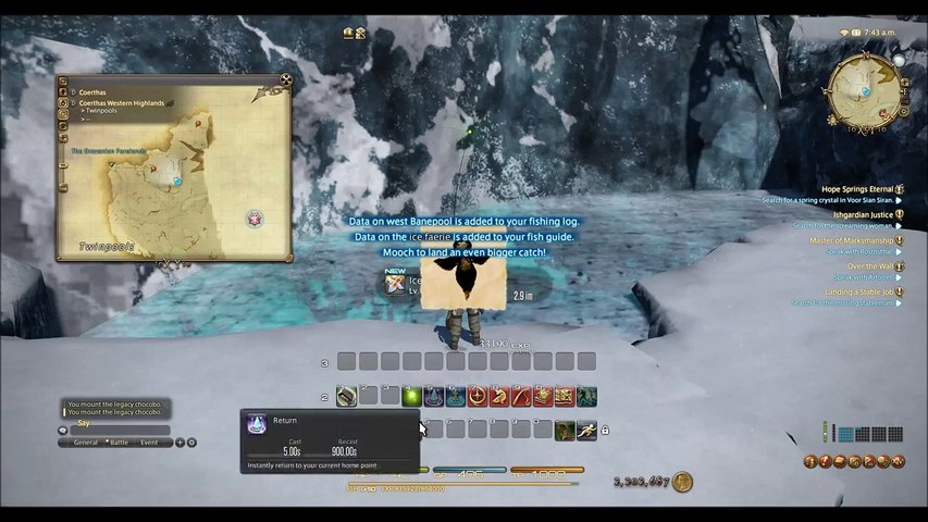 Ffxiv Heavensward Fishing West Banepool Video Dailymotion