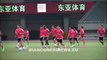 Shanghai - L'allenamento della Juventus dopo la conferenza di Allegri e Buffon (06082015)