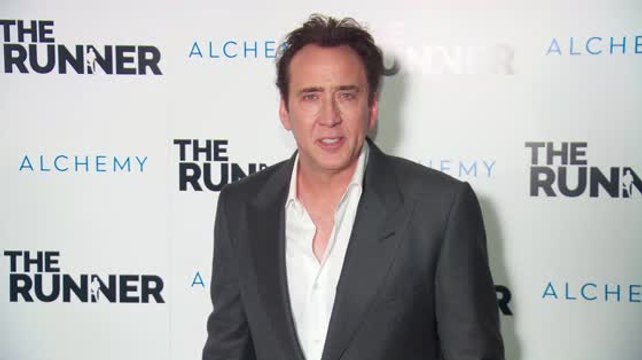 Nicolas Cage à la projection de The Runner